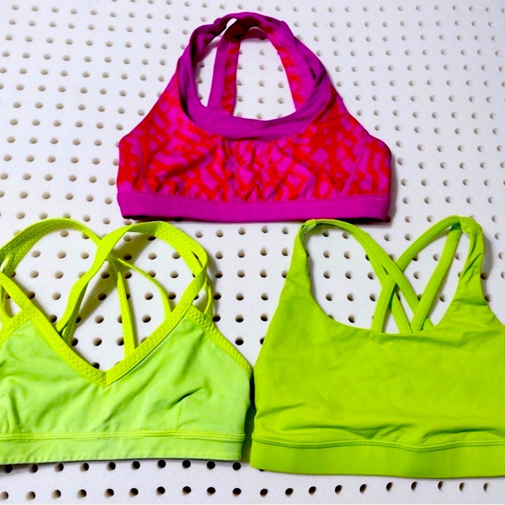 Lululemon bras bundle size 6